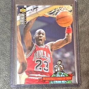 1994-95 Collector's Choice #402 Michael Jordan Trivia Basketball Card